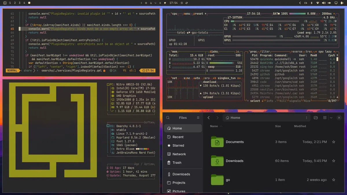 Retro Bloom theme screenshot